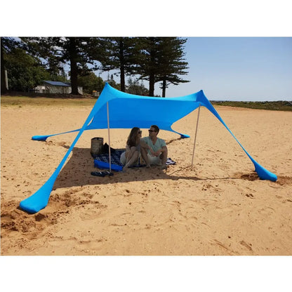 Beach sun shade protection tent