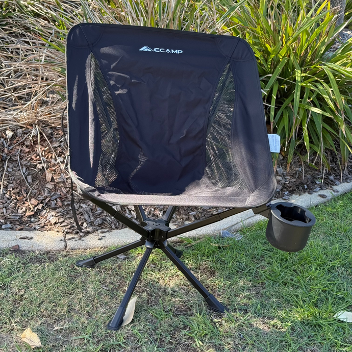 CCAMP 360° Swivel Folding Camping Chair