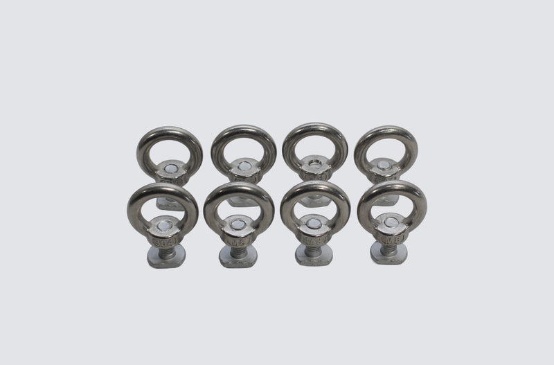Load image into Gallery viewer, CCAMP BaseLink™ Stainless Steel Tie-Down Rings – Set of 8
