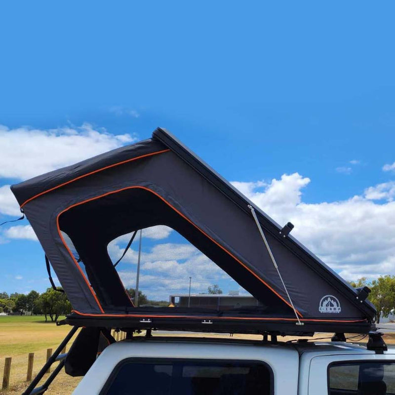 Load image into Gallery viewer, Superior Aluminum Triangle Rooftop Tent
