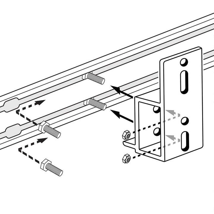 Load image into Gallery viewer, RTT Awning Brackets Pair
