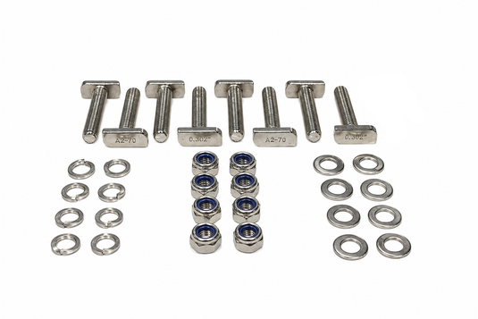 CCAMP M8 Stainless Steel T-Bolts – Pack of 8